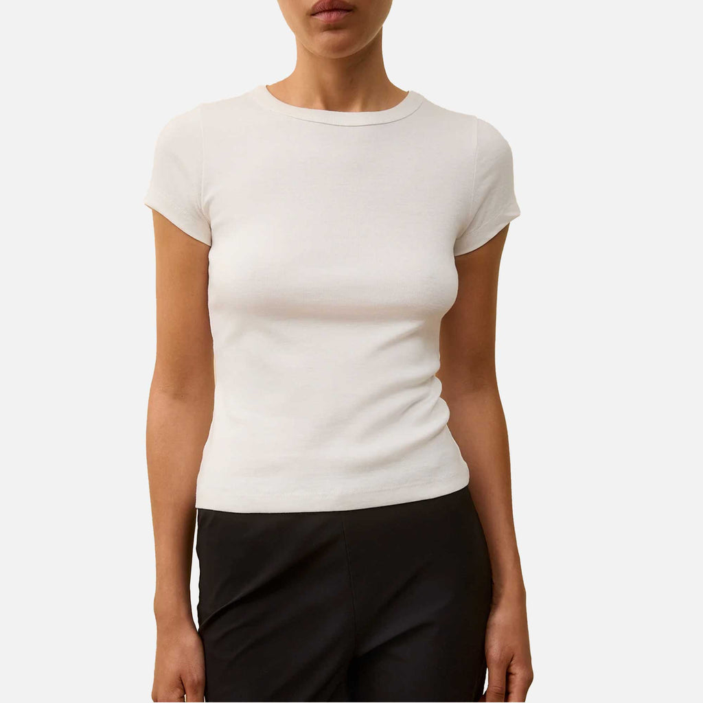 Car Baby Tee White