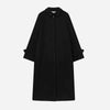 Caro Two Layered Wool Coat Black