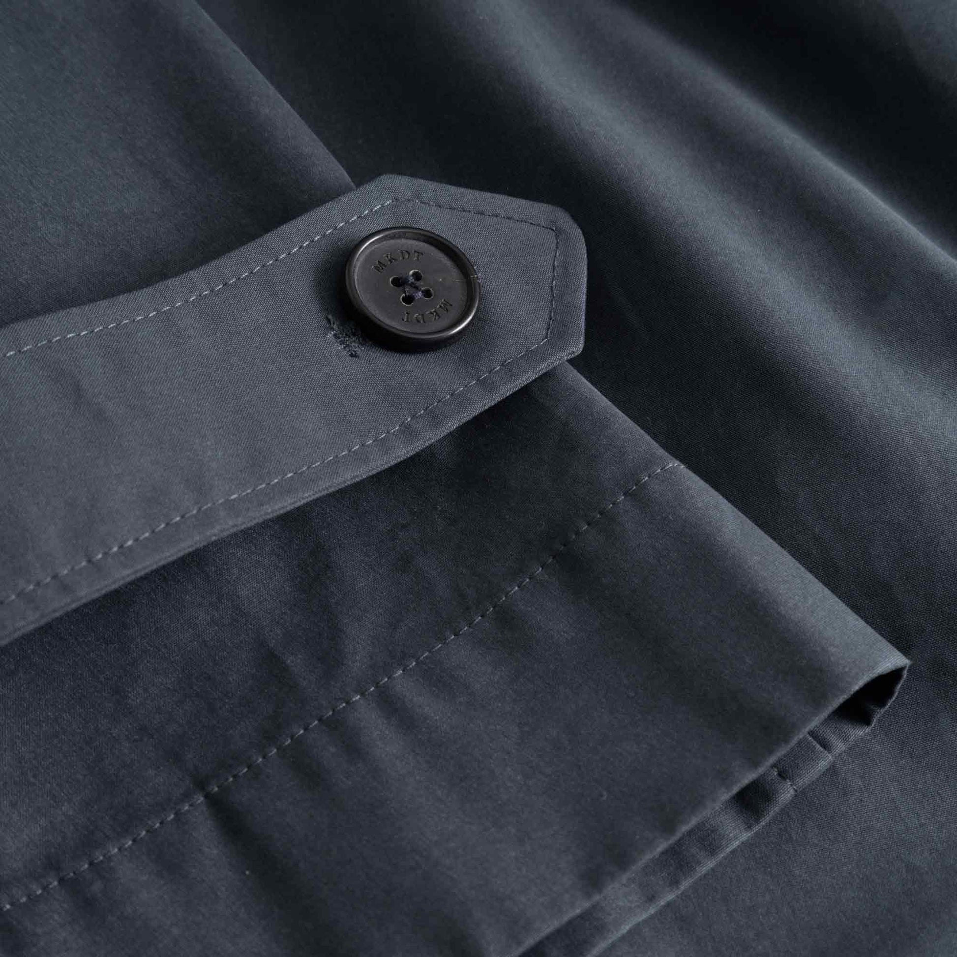 Caro Half Panama Coat Dark Navy