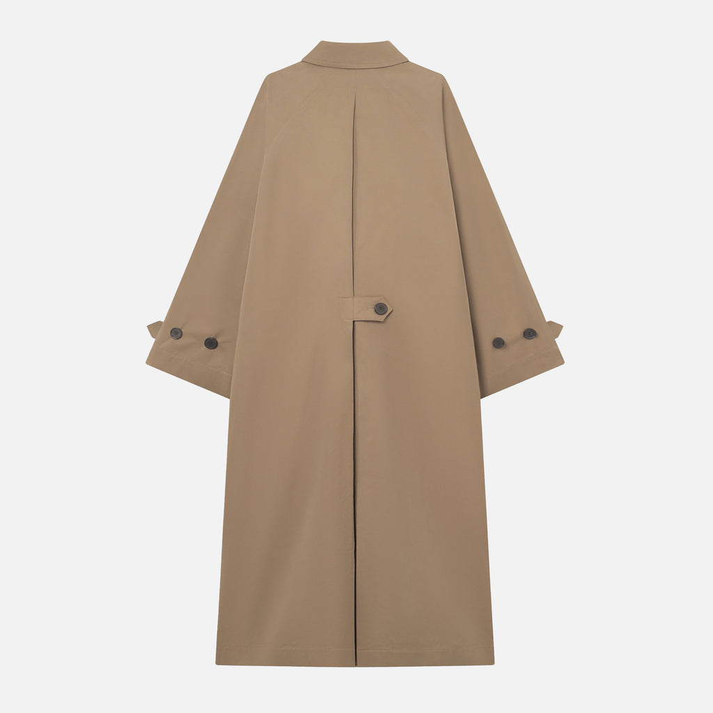 Caro Half Panama Coat Drab