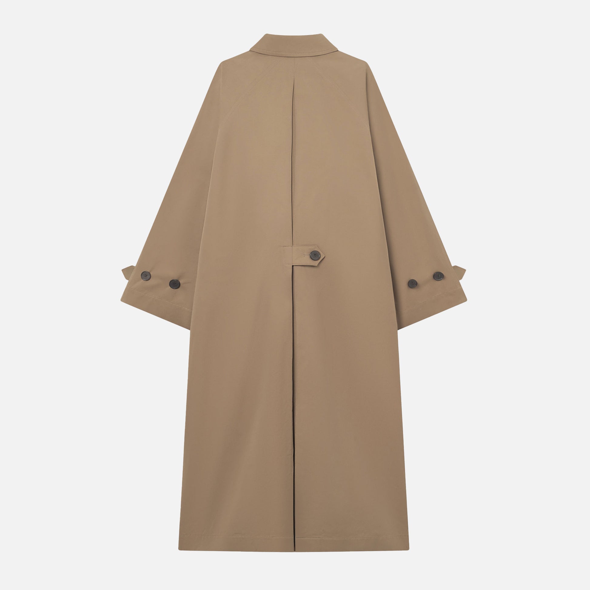 Caro Half Panama Coat Drab