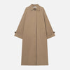 Caro Half Panama Coat Drab