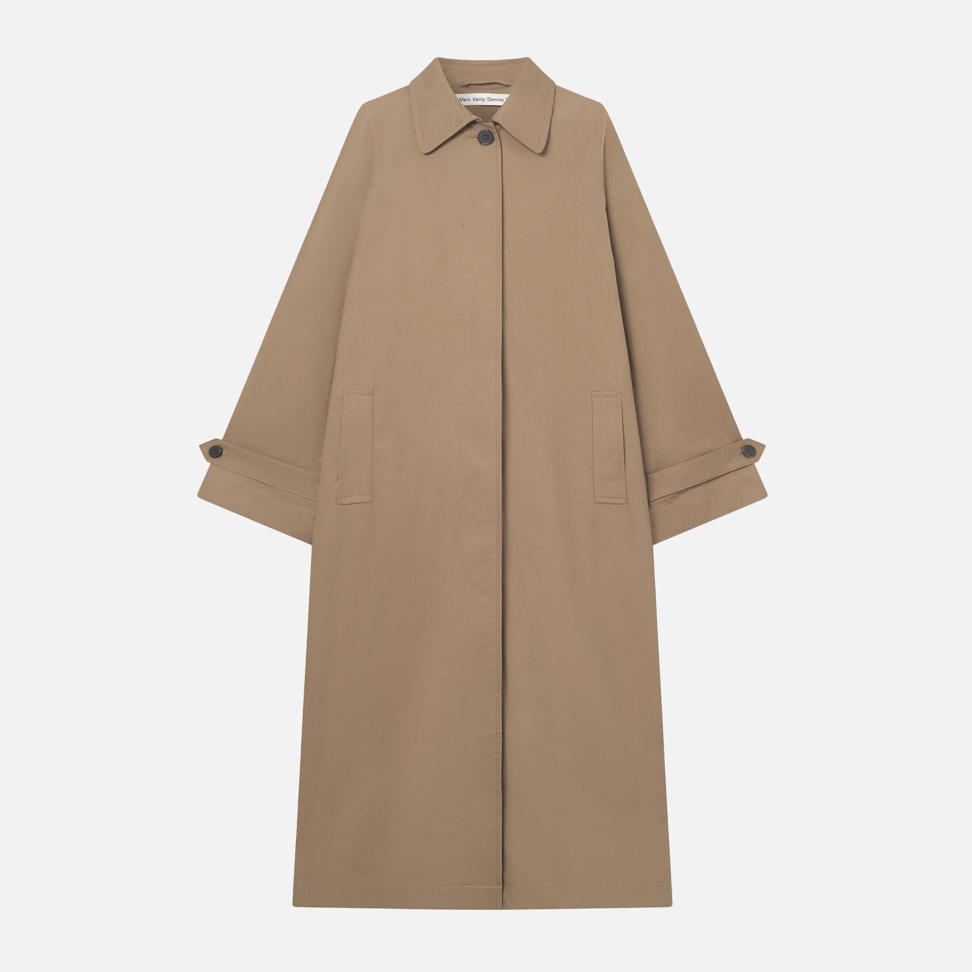 Caro Half Panama Coat Drab