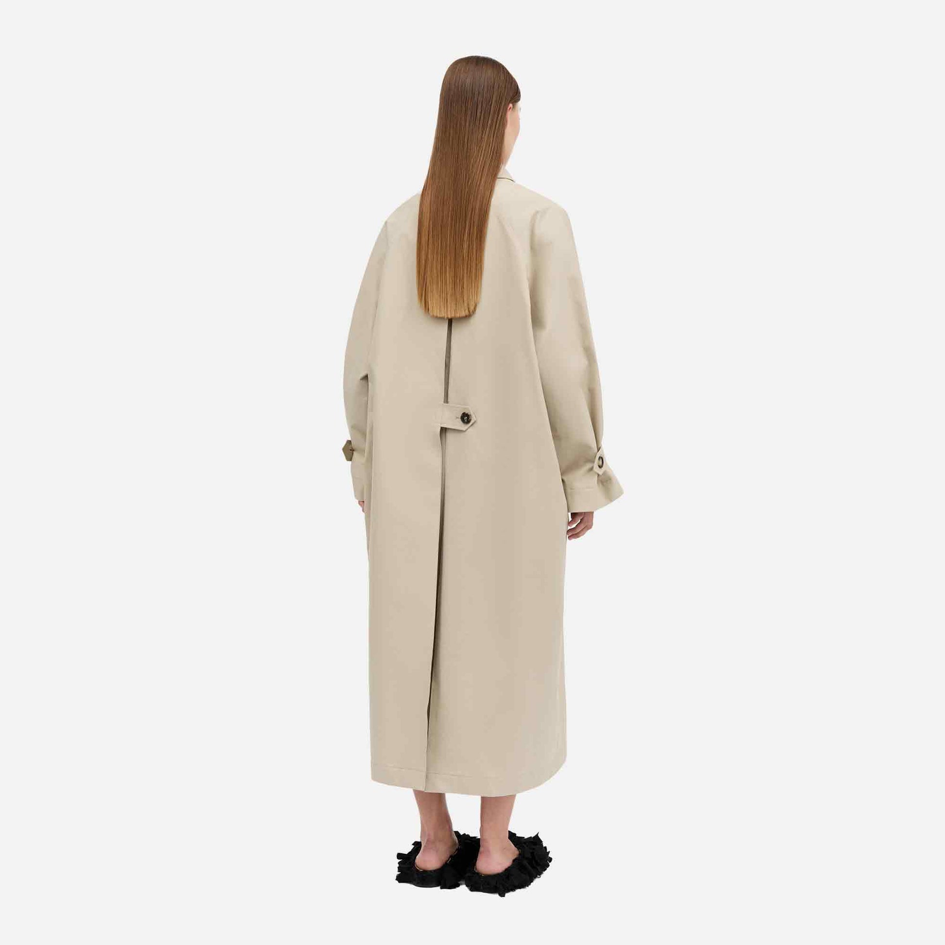 Caro Half Panama Coat Stone