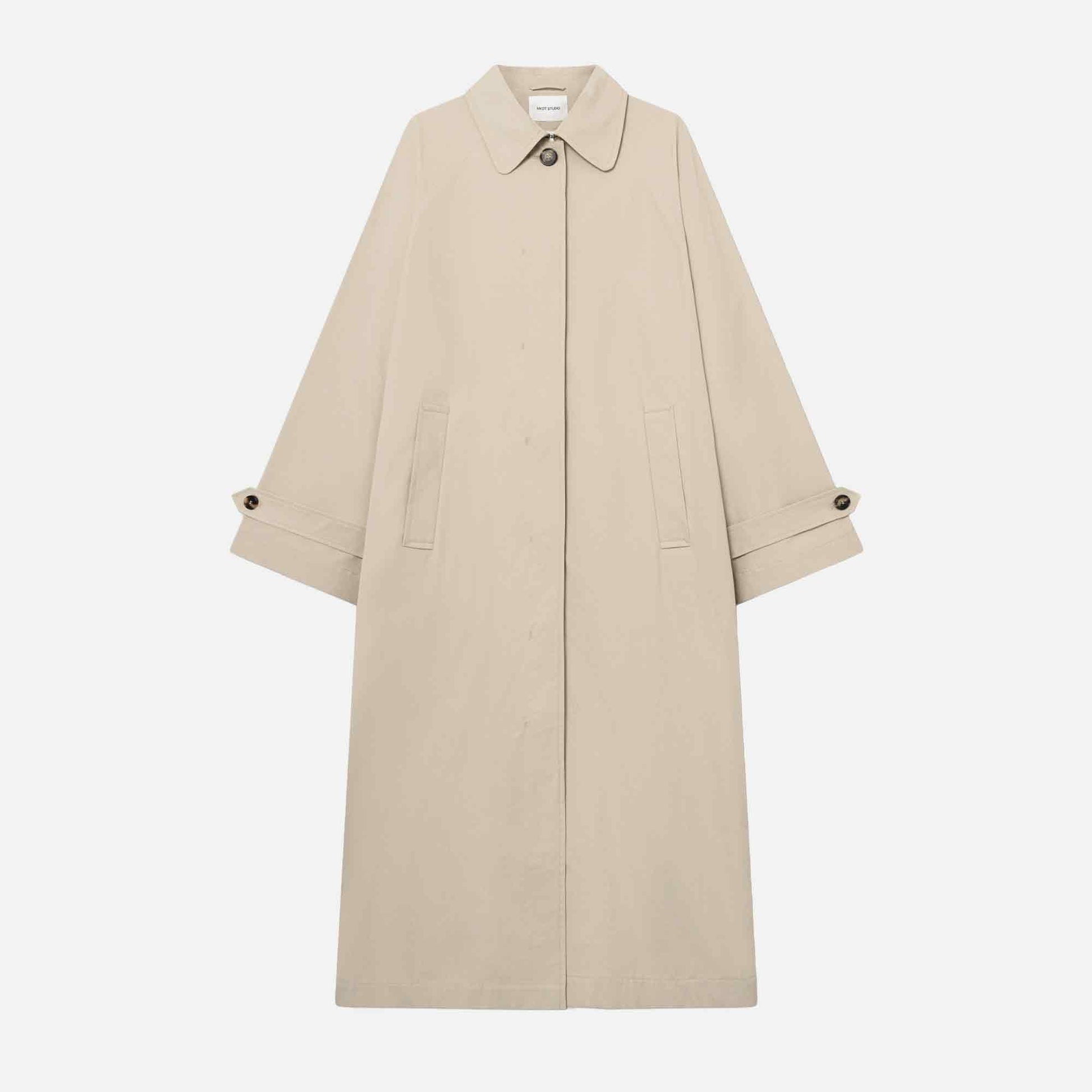 Caro Half Panama Coat Stone