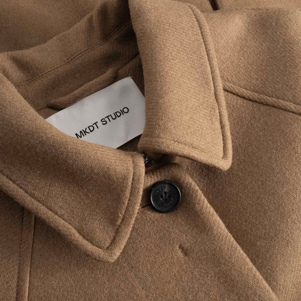 Caro Two Layered Wool Coat Praline