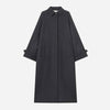 Caro Two Layered Wool Coat Dark Grey