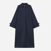 Caro Two Layered Wool Coat Navy