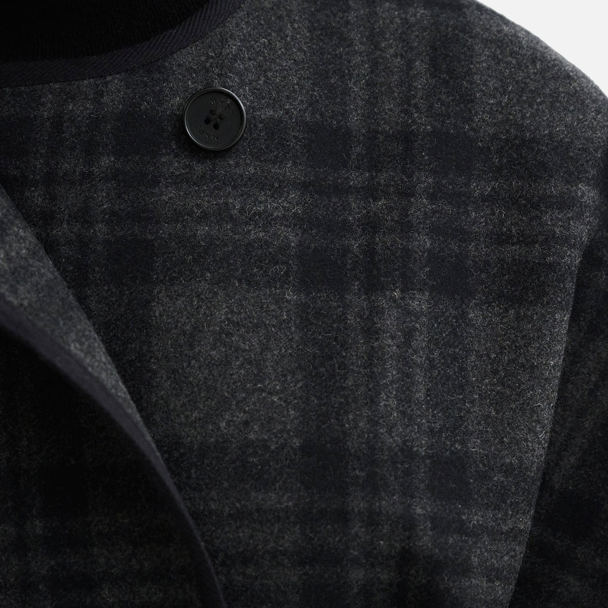 Caspia Coat Check Black