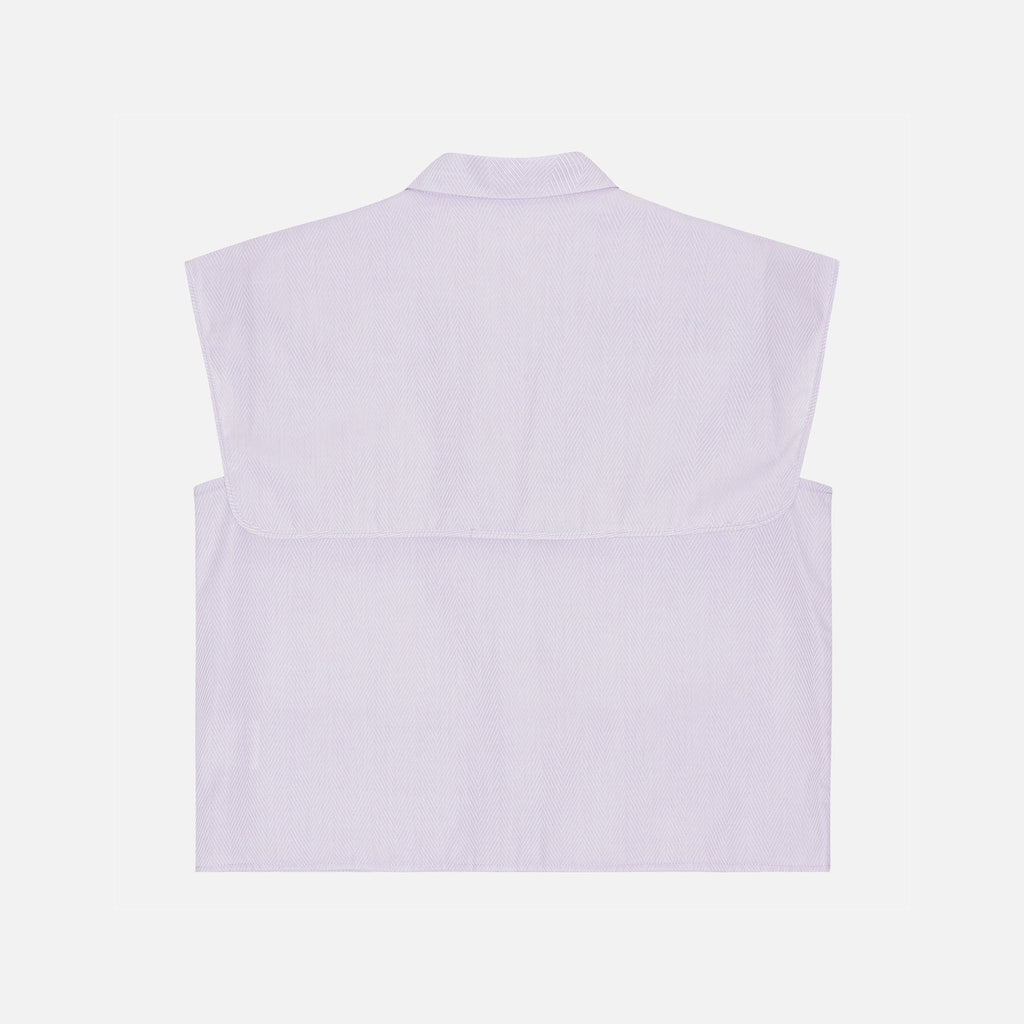 Christelle Shirt Light Purple Herringbone