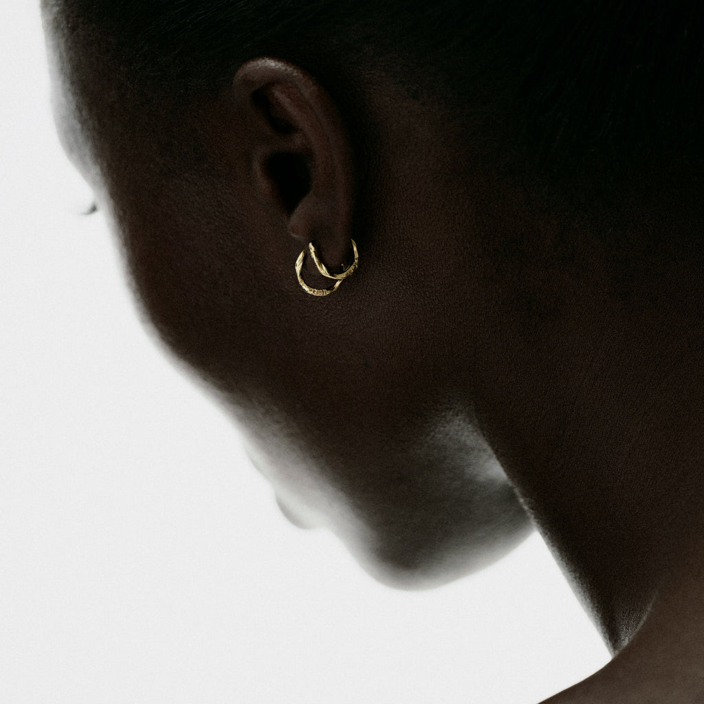 Christina Hoop Gold Plated