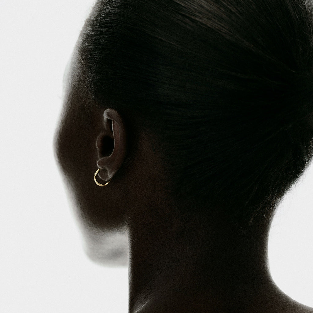 Christina Hoop Solid Gold
