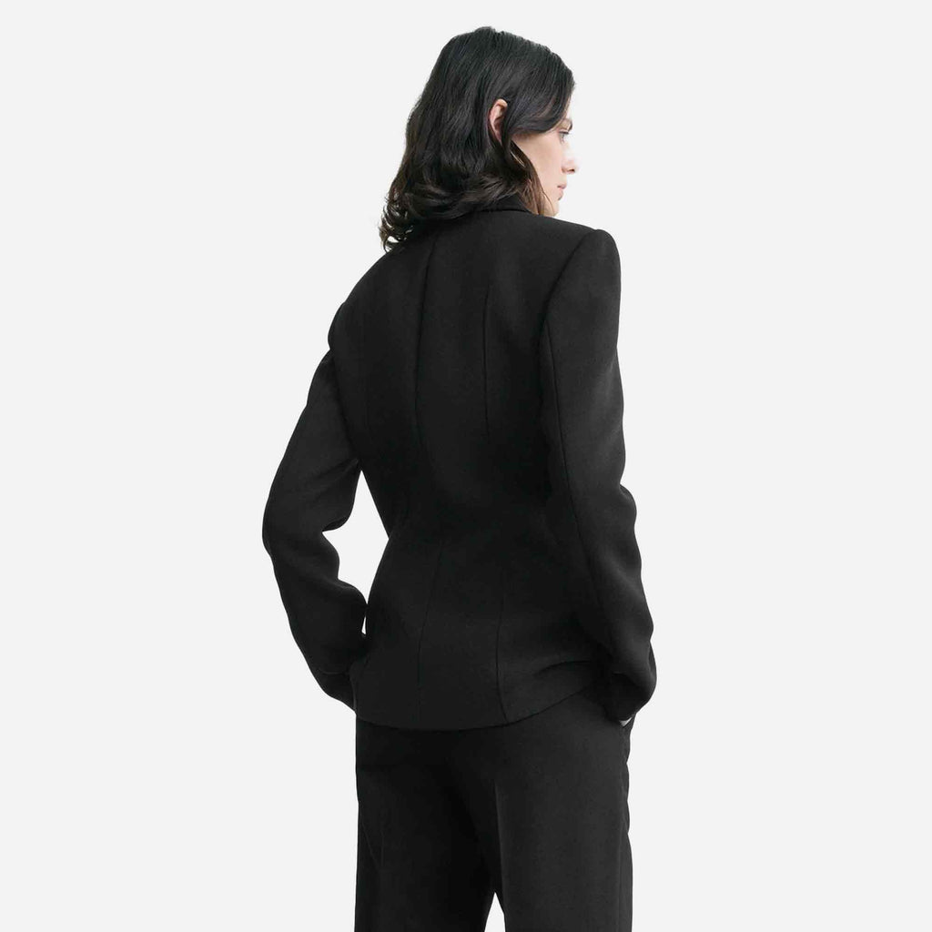 Cinched Pocket Jacket Black