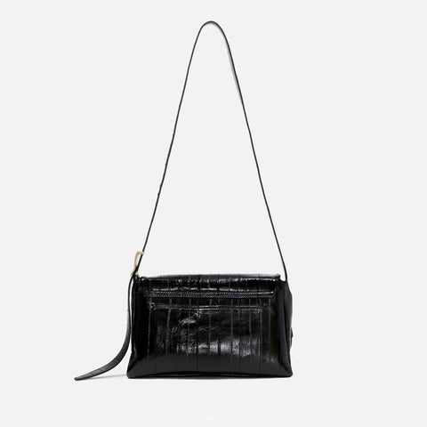 City Bag Eel Black