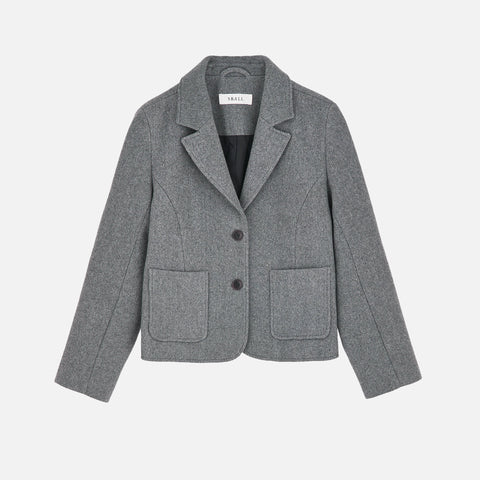 Claire Blazer Gray Structure