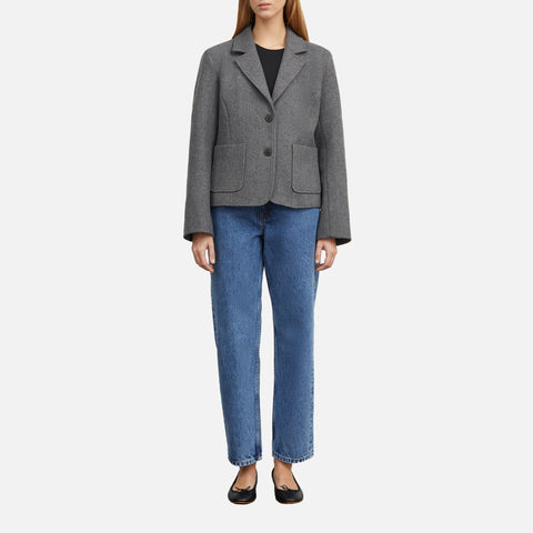 Claire Blazer Gray Structure