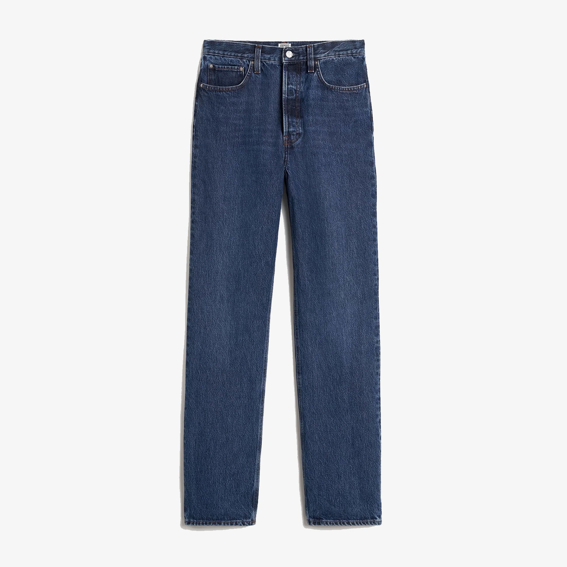 Classic Cut Denim Full Length Dark Blue