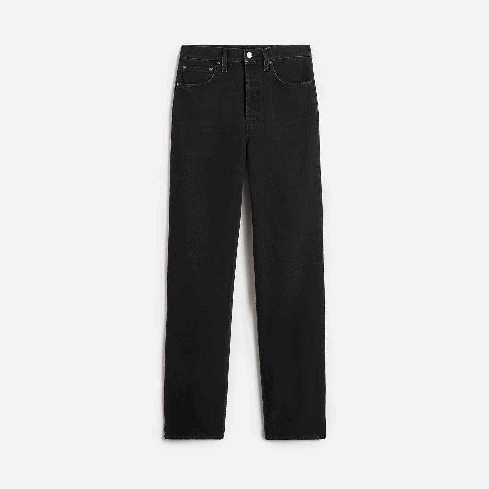 Classic Cut Denim Full Length Faded Black