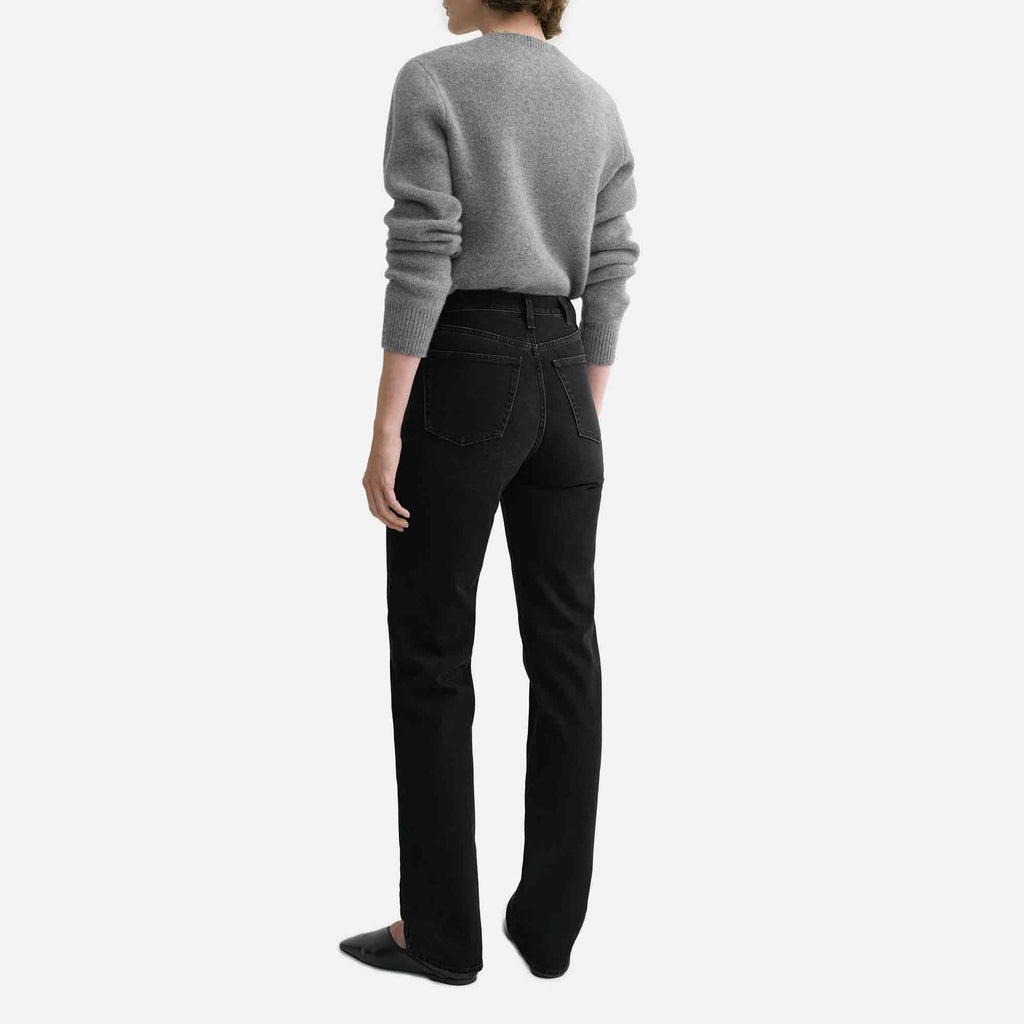 Classic Cut Denim Full Length Faded Black