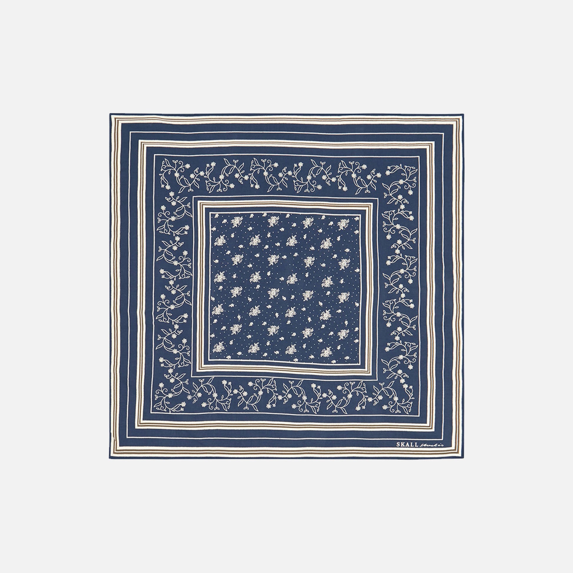 Classic Scarf 55x55 Dark Navy