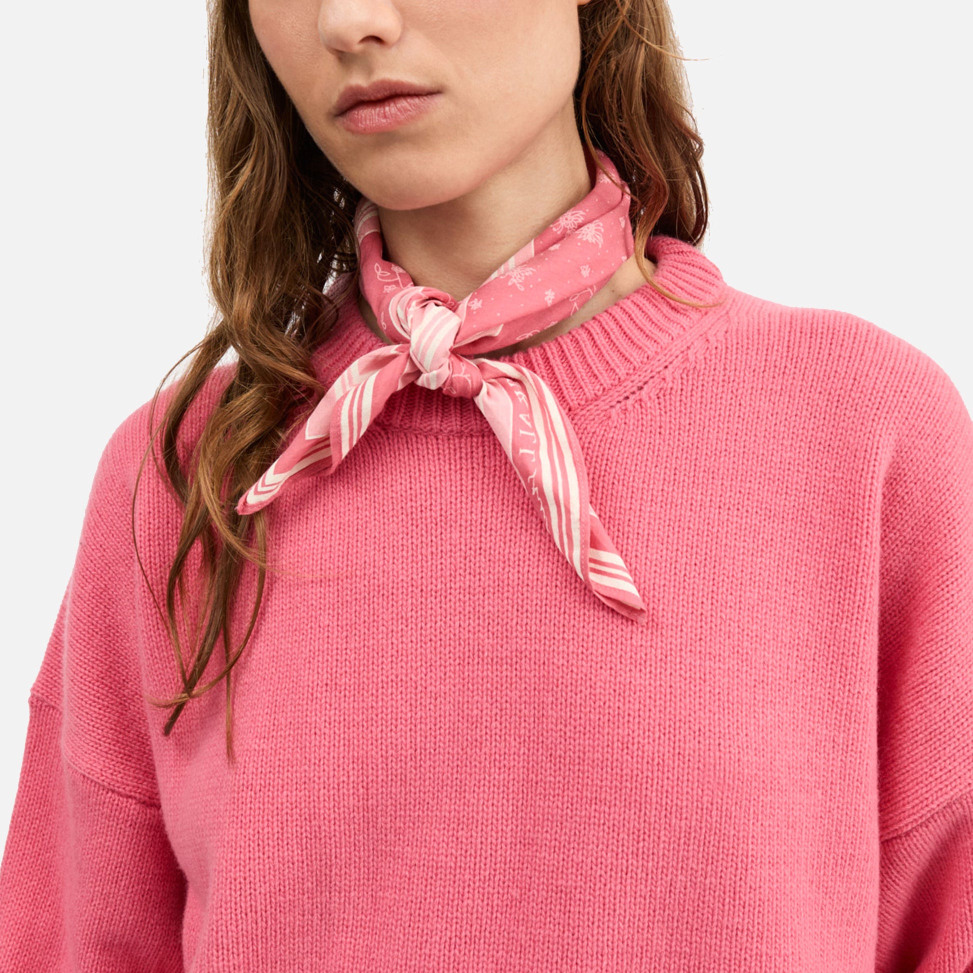 Classic Scarf 55x55 Hot Pink