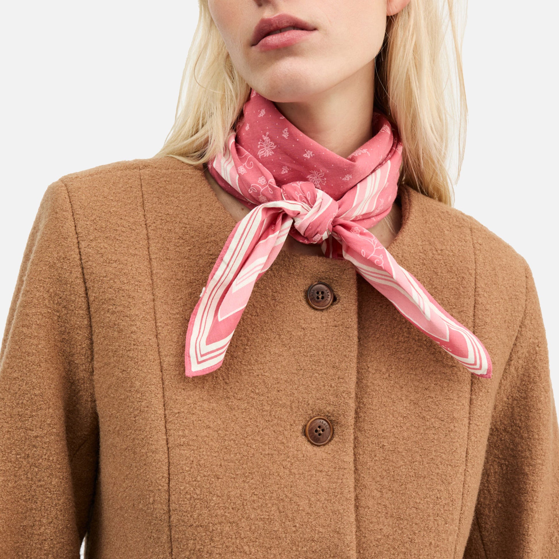 Classic Scarf 90x90 Hot Pink