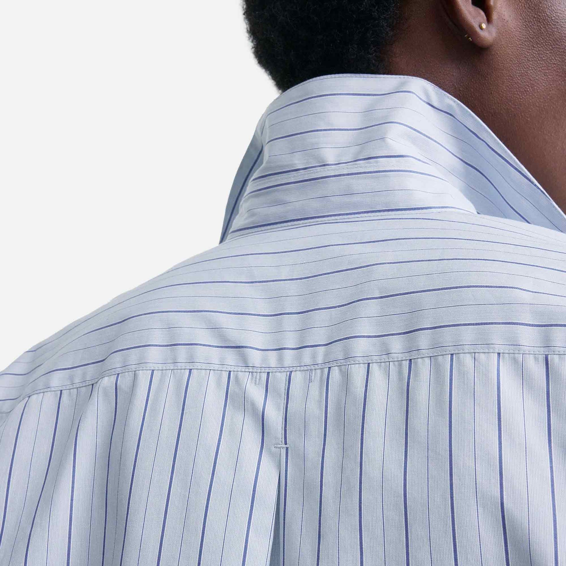 Classic Stripe Shirt Ice/Azure