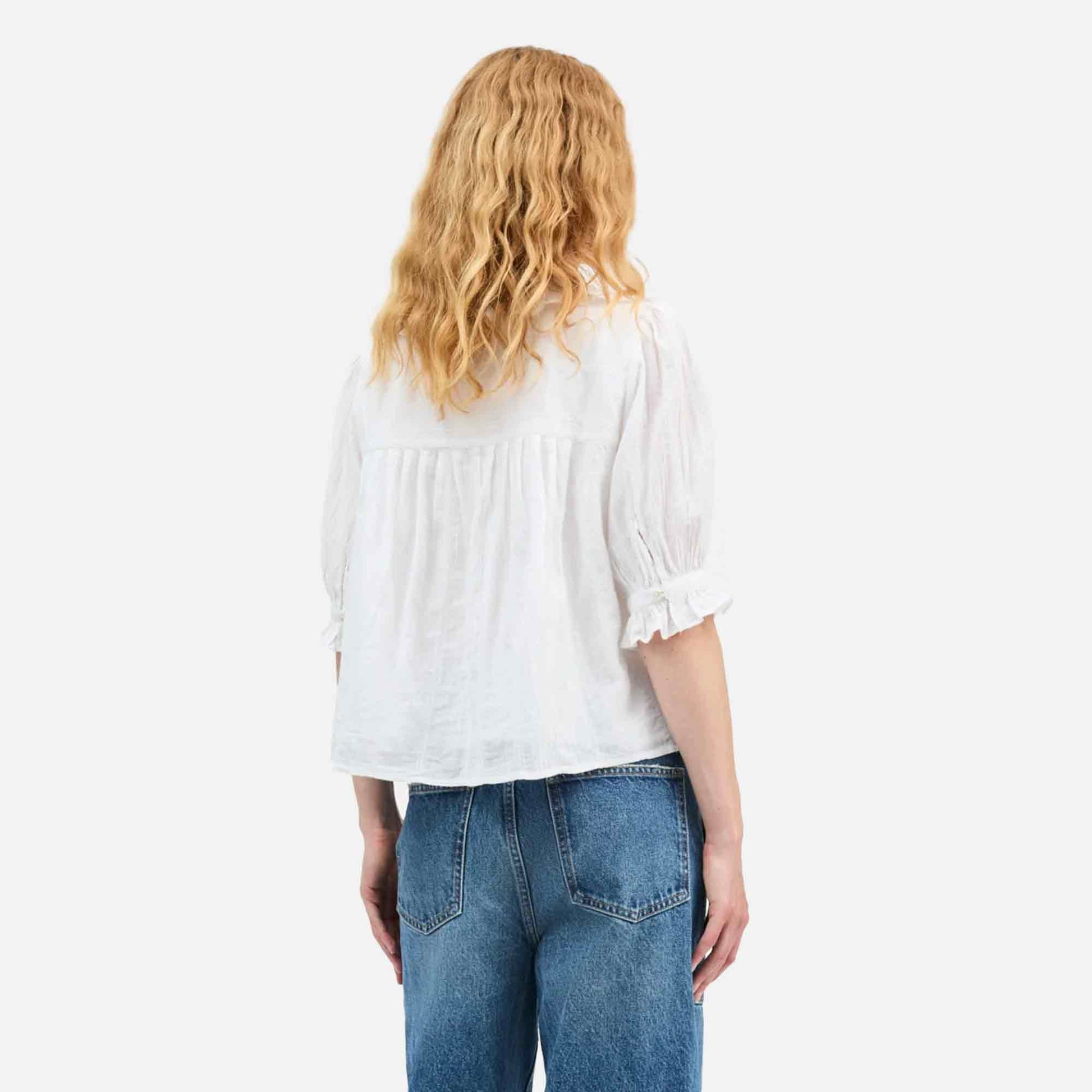 Clea Blouse Optic White