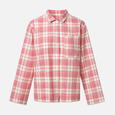 Clovis Shirt Red Check