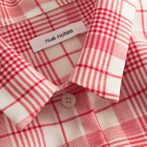 Clovis Shirt Red Check