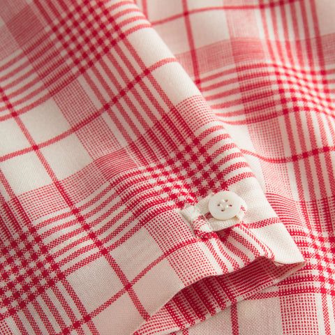 Clovis Shirt Red Check