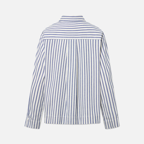 Clovis Shirt Navy Stripe