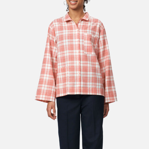 Clovis Shirt Red Check