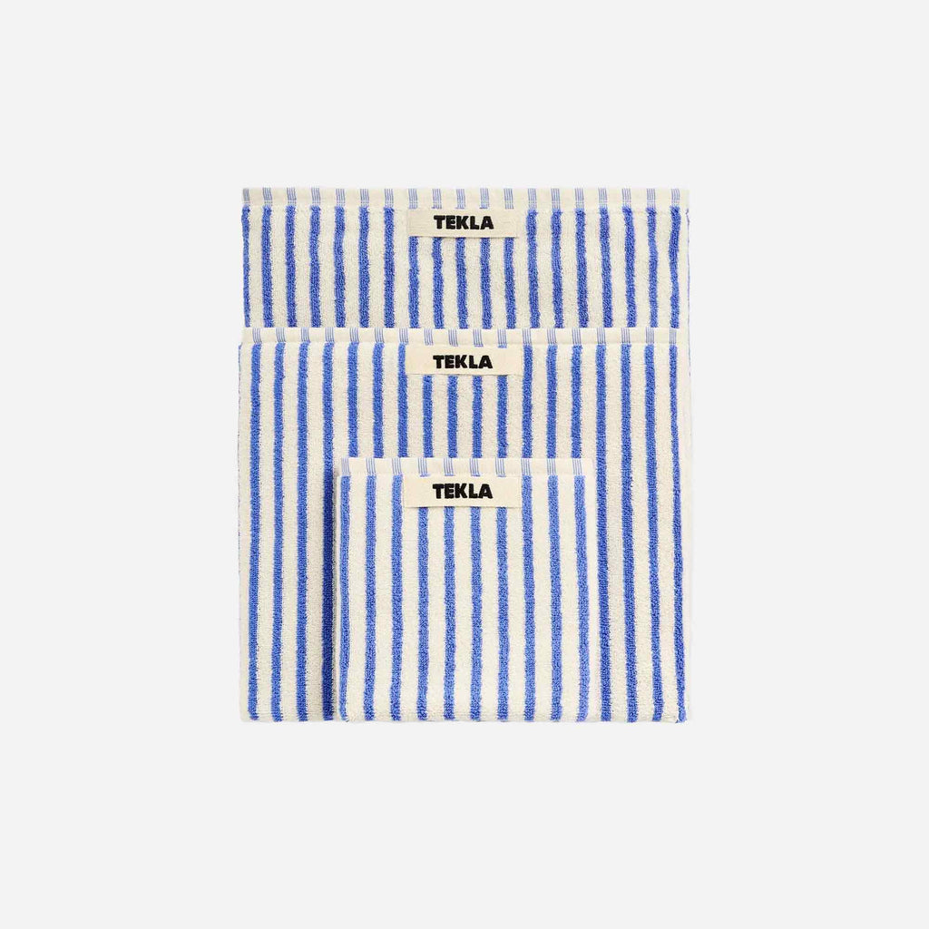 Bath Towel Costal Blue Stripes