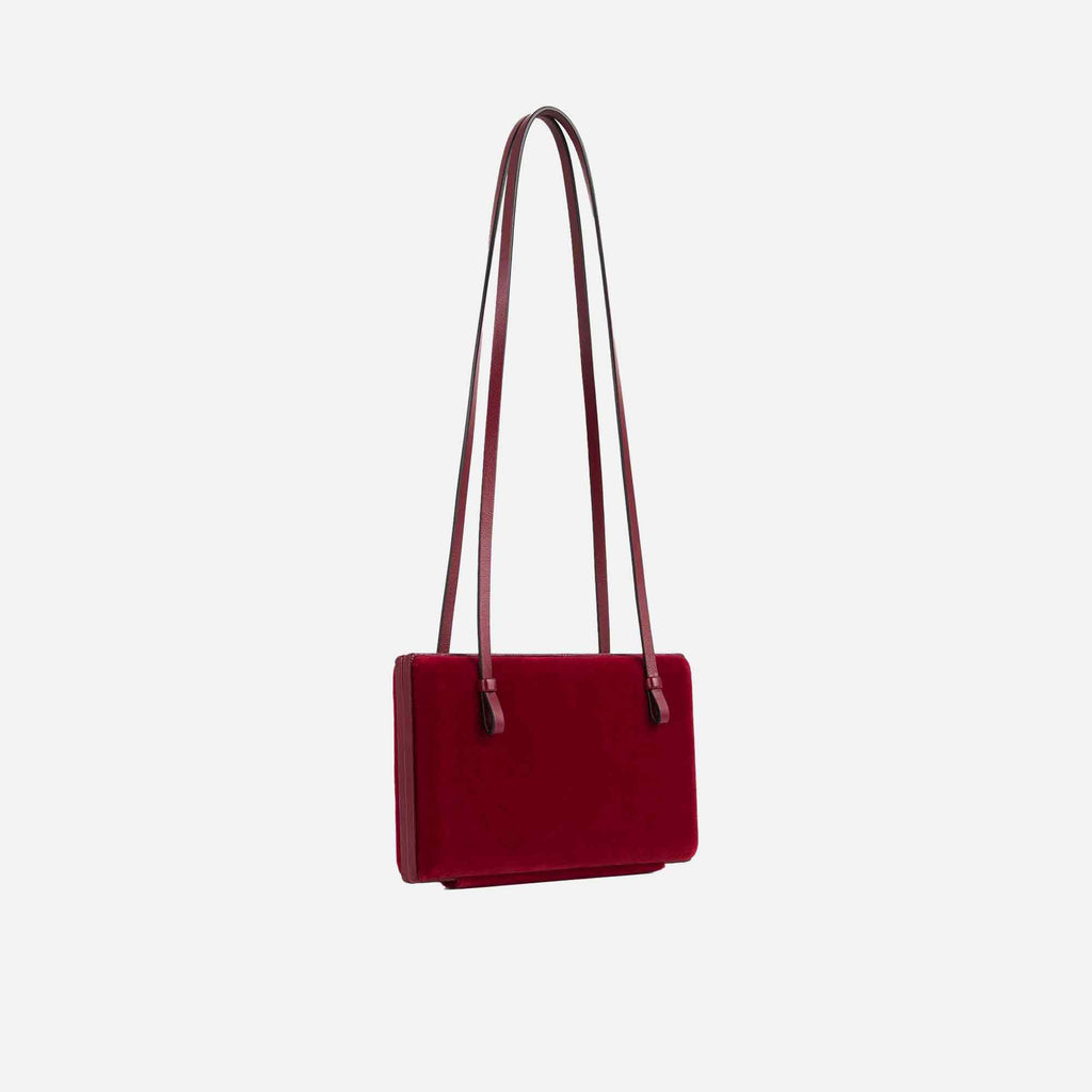 Cocktail Velvet Bag Red