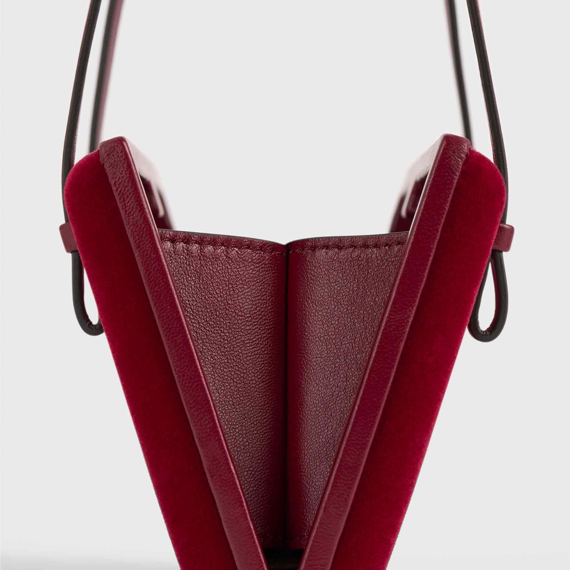 Cocktail Velvet Bag Red