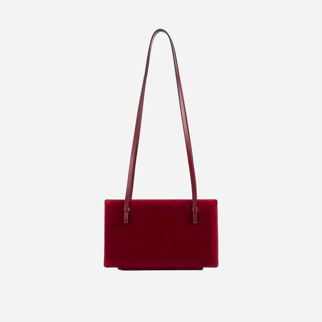 Cocktail Velvet Bag Red