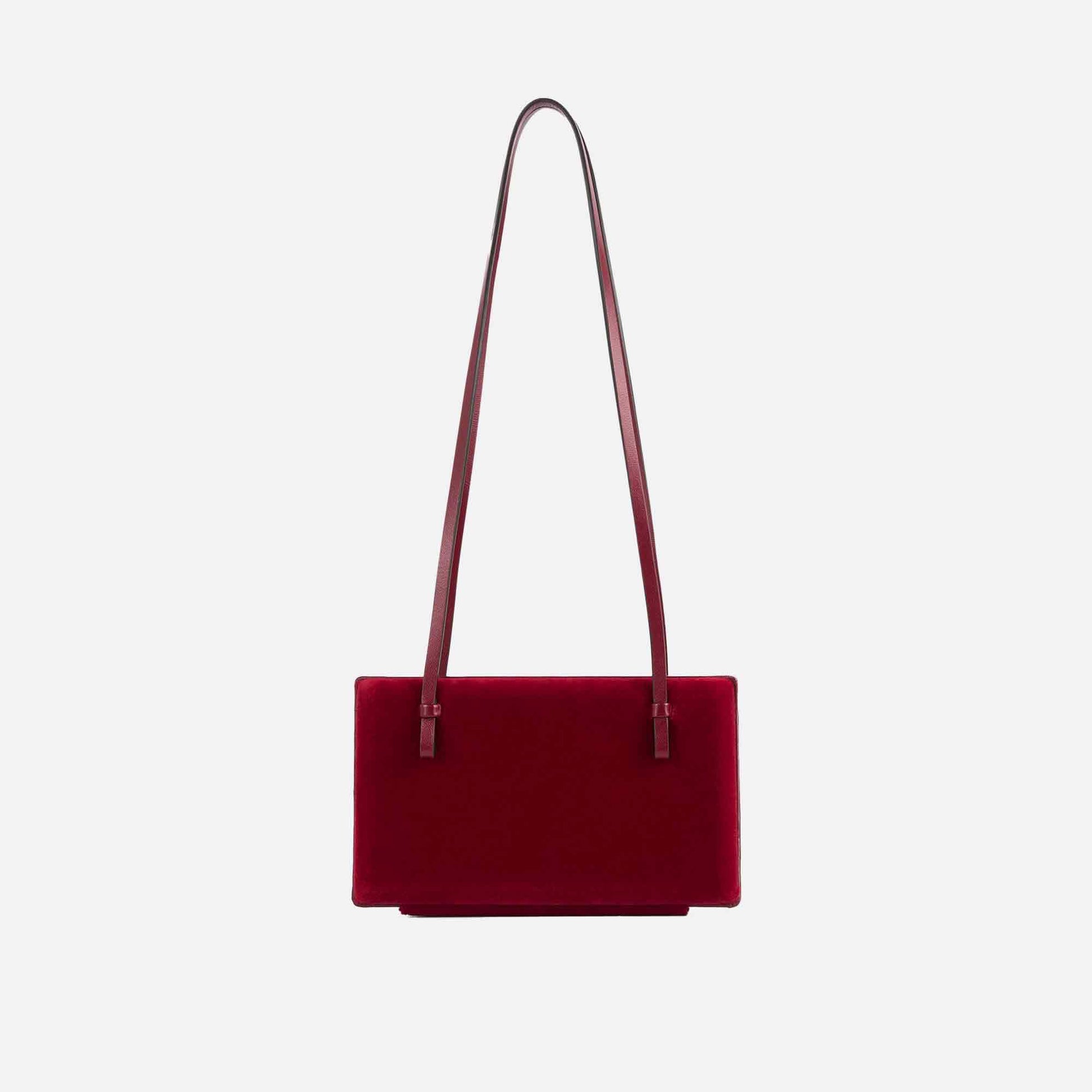 Cocktail Velvet Bag Red