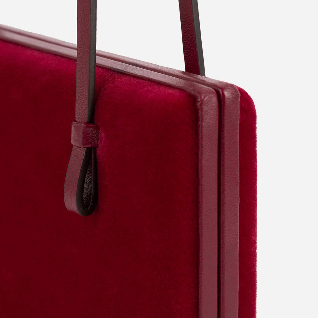 Cocktail Velvet Bag Red