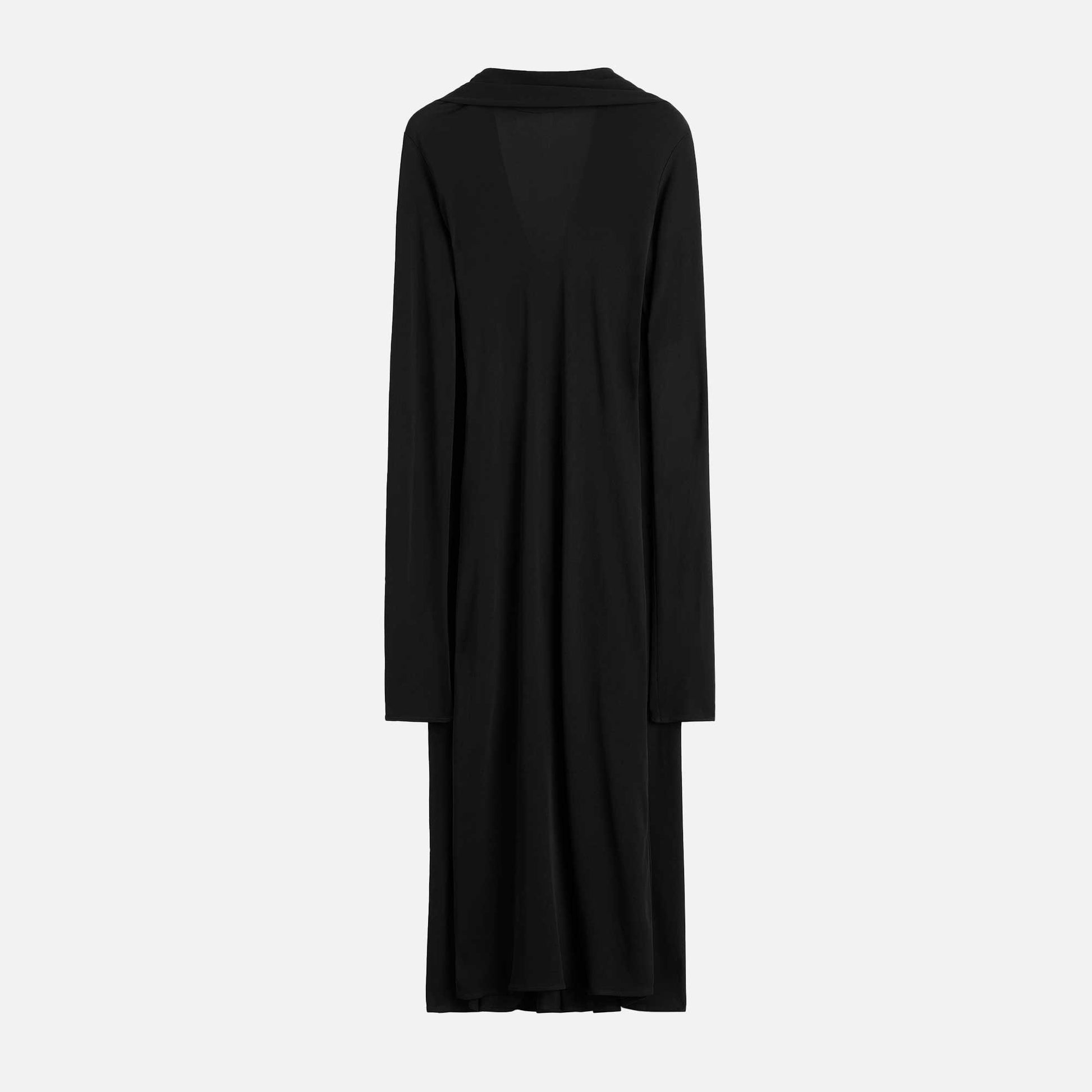 Cocoon Cape Dress Black