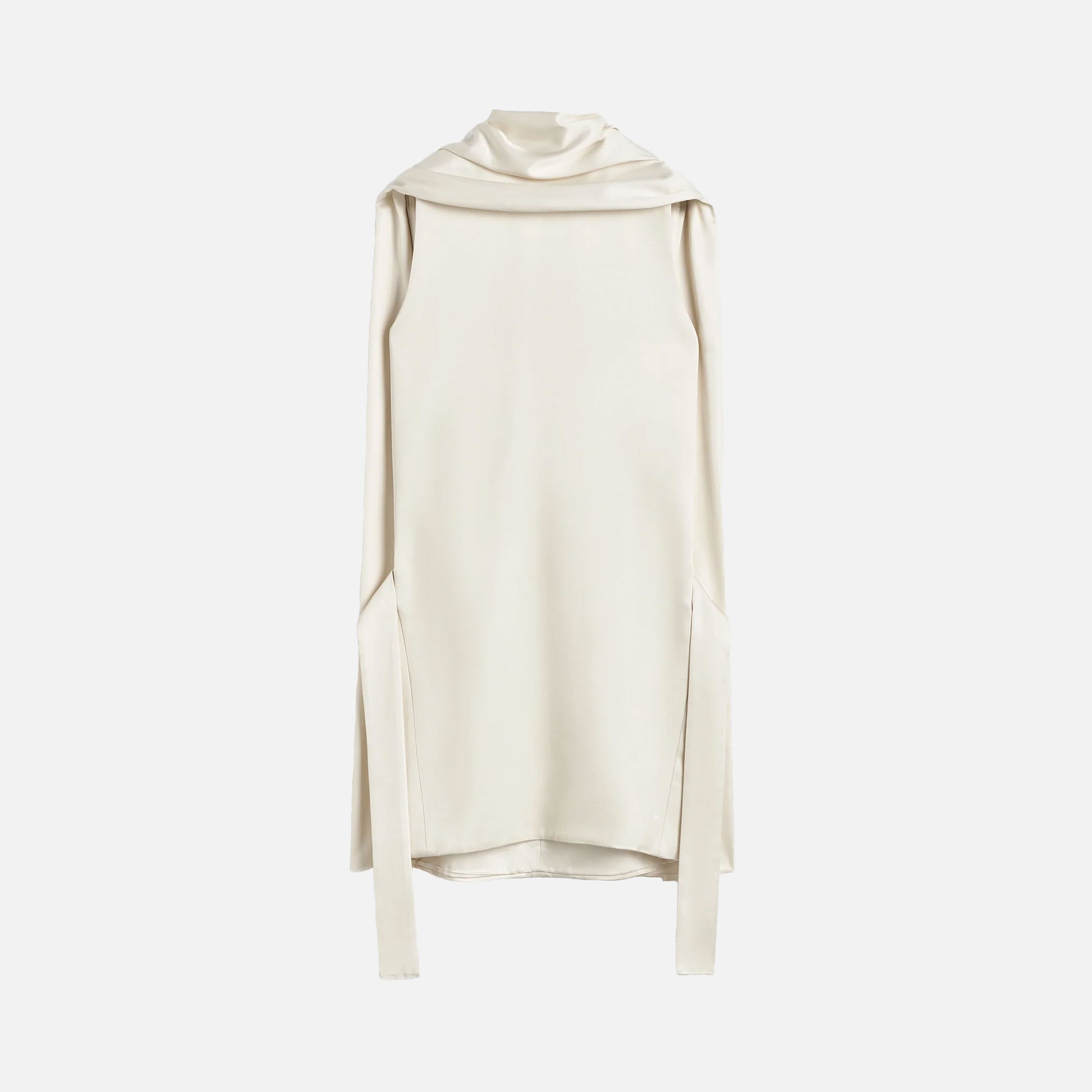 Cocoon Scarf Dress Ecru