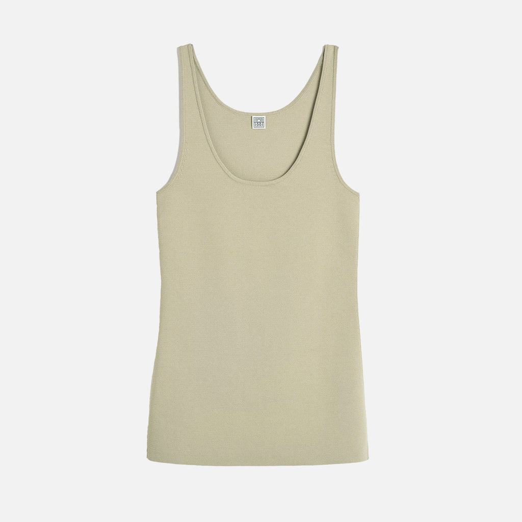 Compact Knit Tank Desert