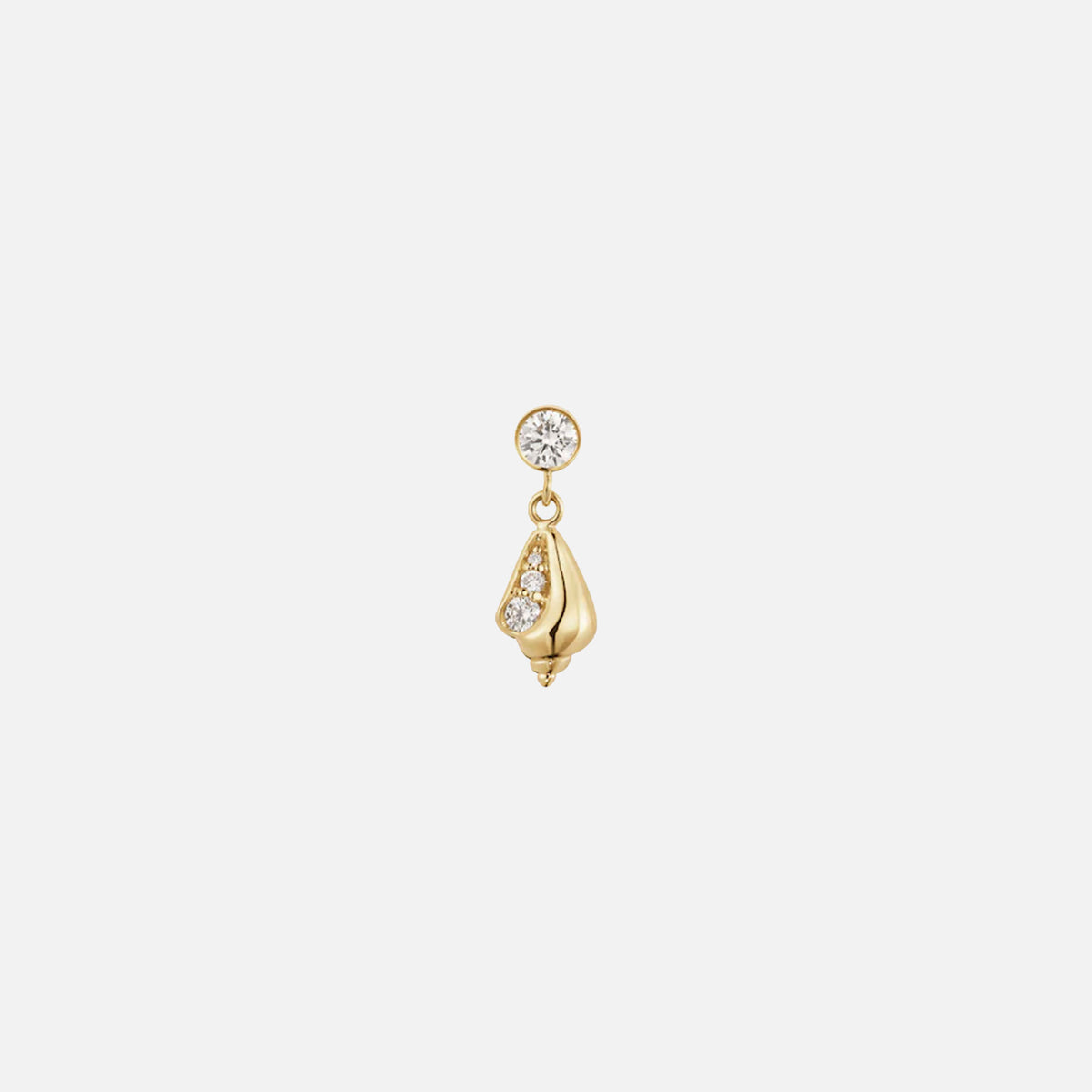 Conque De Diamant Earring