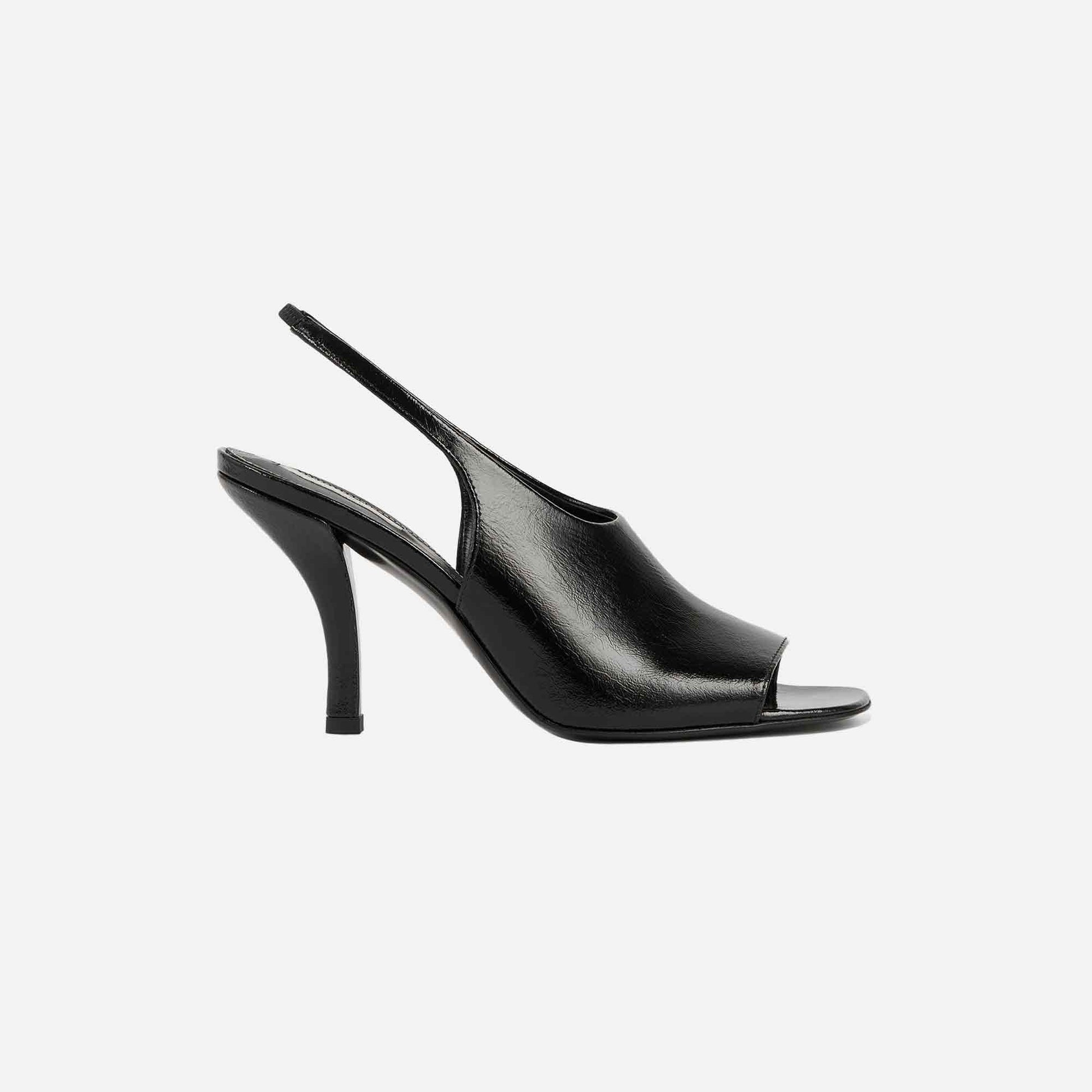 Contour Naplack Slingbacks Black