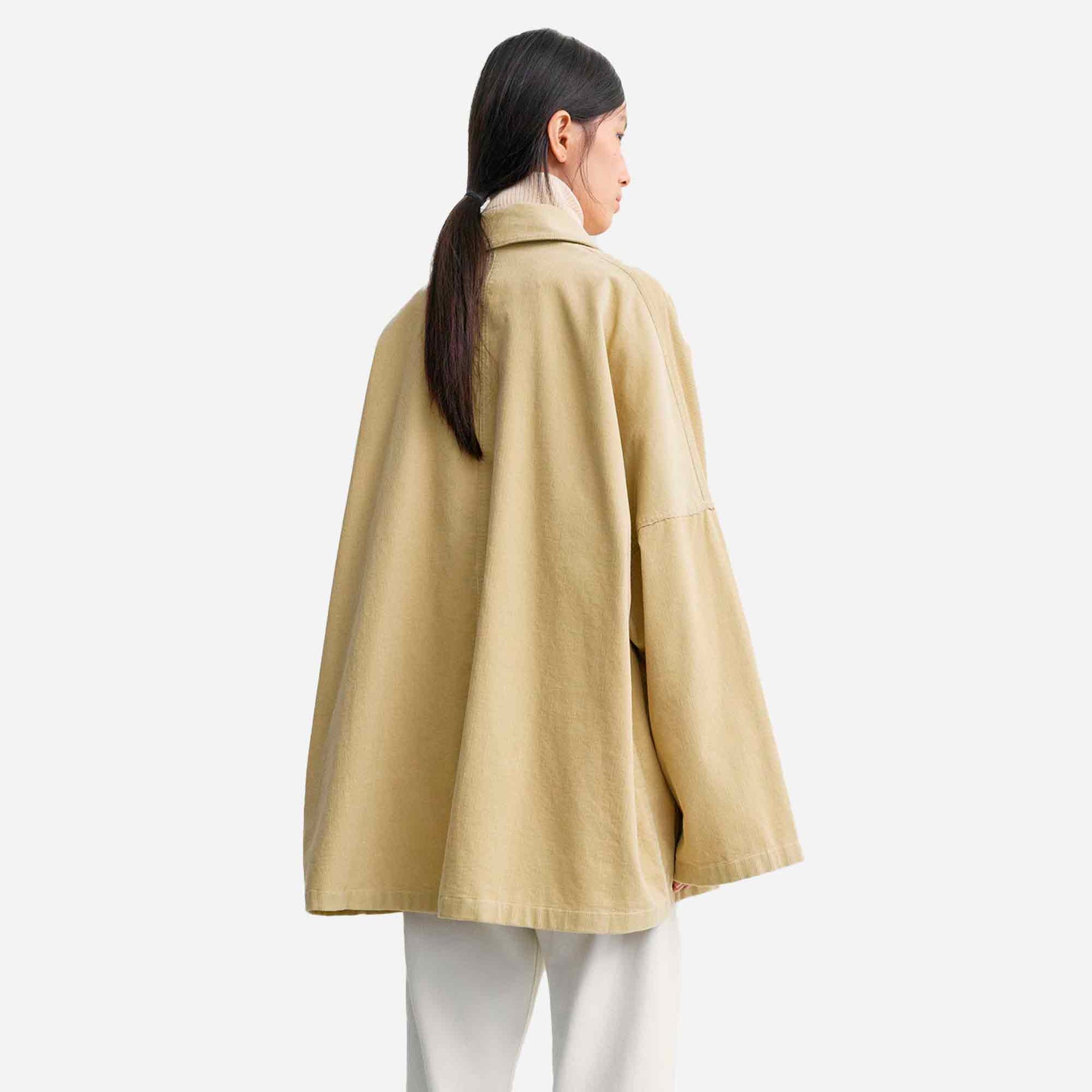 Cord Overshirt Jacket Beige