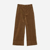 Corduroy Box Trousers Tobacco