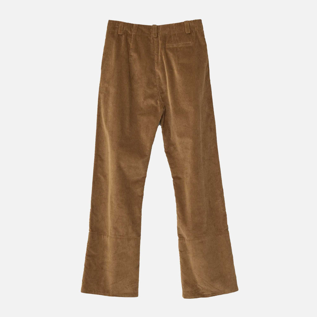 Corduroy Box Trousers Cognac