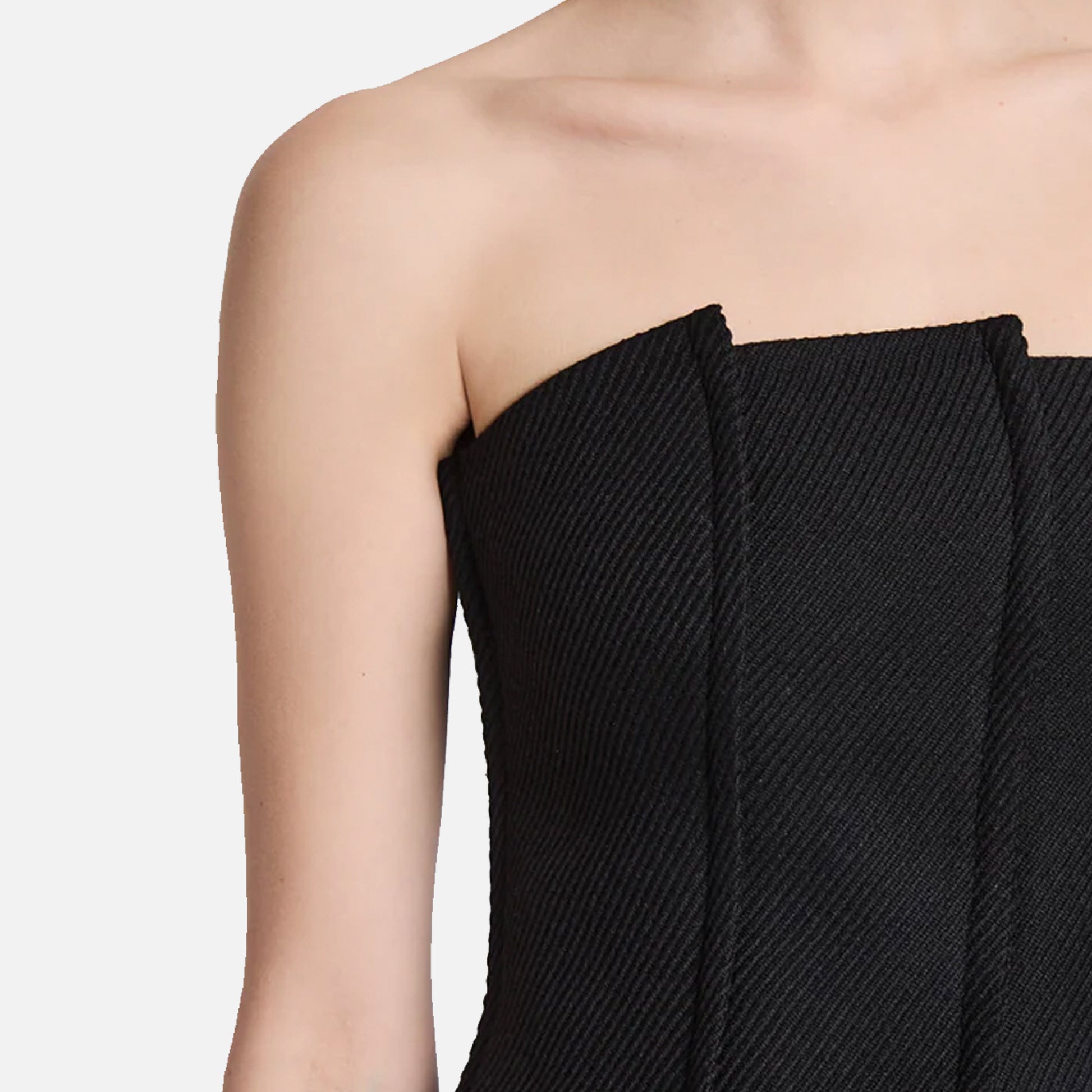 Corinne Strapless Top Black