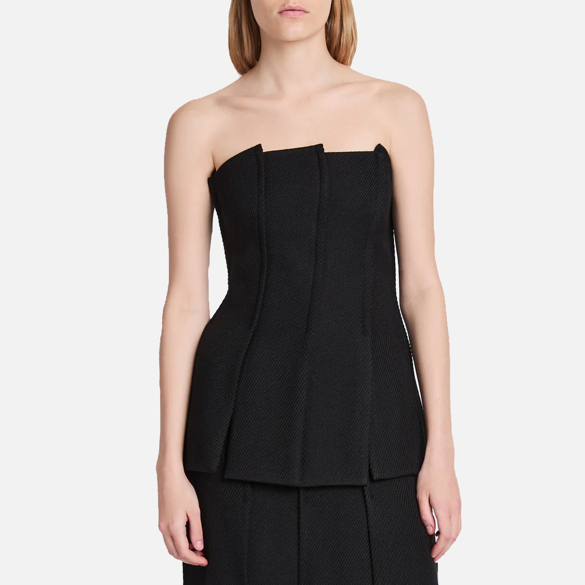 Corinne Strapless Top Black