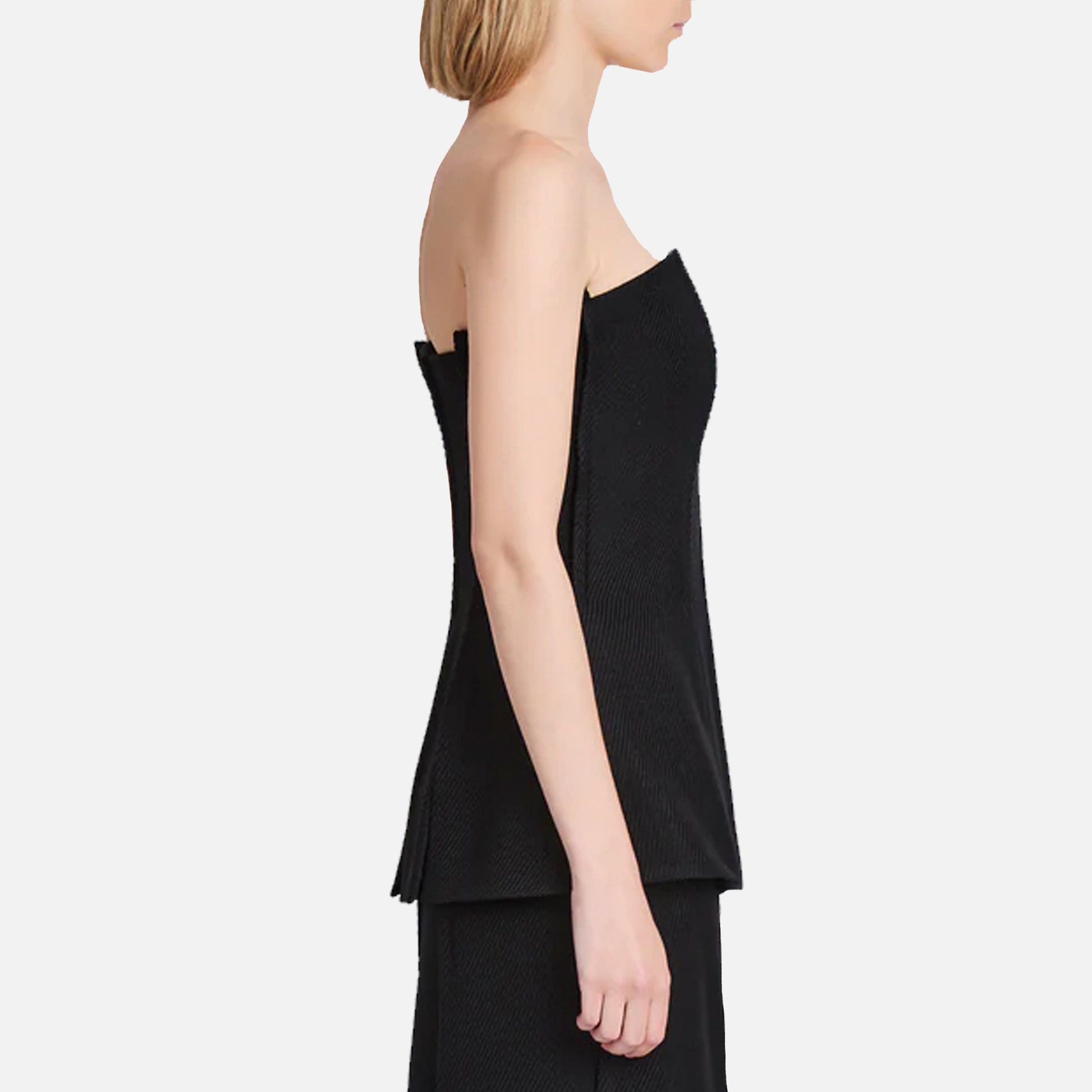 Corinne Strapless Top Black